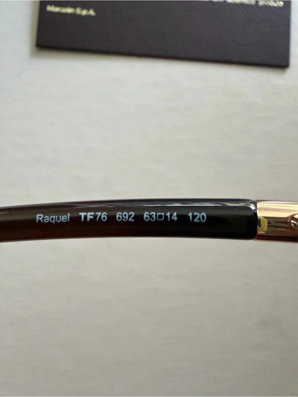 Tom Ford Raquel TF76 692 Oversized Brown Gradient Sunglasses 63mm w/ Case